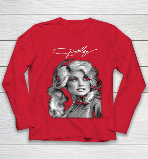 Dolly Parton Classic Vintage Signature Youth Long Sleeve 8