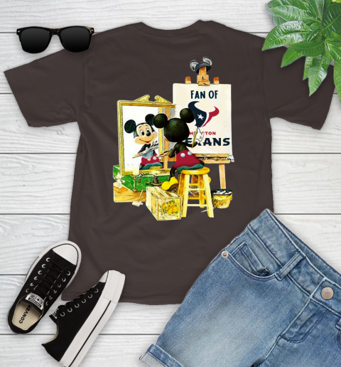 NFL Football Houston Texans Mickey Drawing Shirt 99