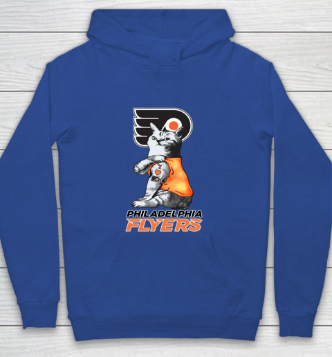 NHL My Cat Loves Philadelphia Flyers Hockey Youth Hoodie 6