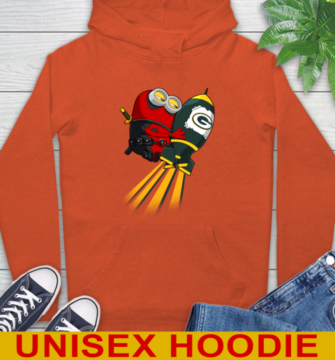NFL Football Green Bay Packers Deadpool Minion Marvel Shirt Hoodie 4