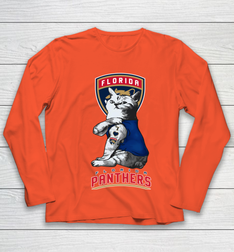 NHL My Cat Loves Florida Panthers Hockey Youth Long Sleeve 3
