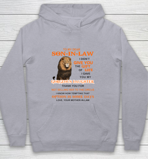 To My Dear Son In Law Youth Hoodie 4