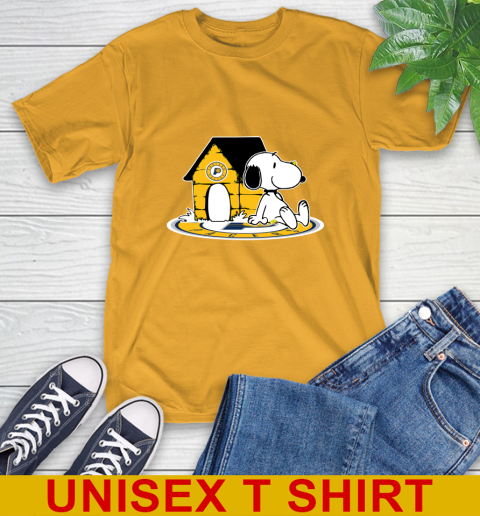 NBA Basketball Indiana Pacers Snoopy The Peanuts Movie Shirt T-Shirt 3