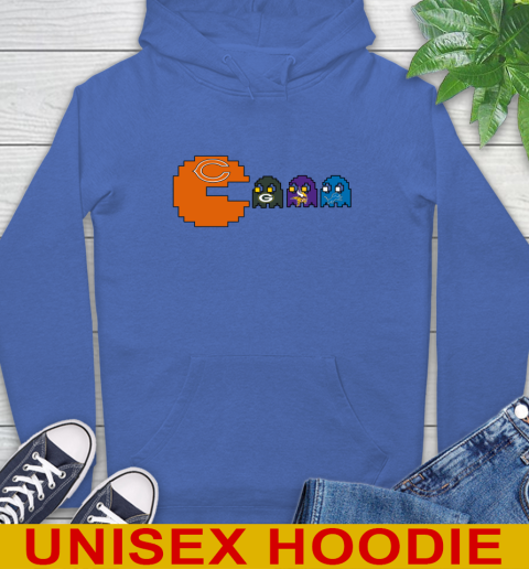 Chicago Bears NFL Football Pac Man Champion Hoodie 9