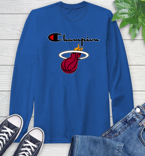 NBA Basketball Miami Heat Champion Shirt Long Sleeve T-Shirt 7