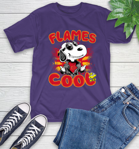 NHL Hockey Calgary Flames Cool Snoopy Shirt T-Shirt 5