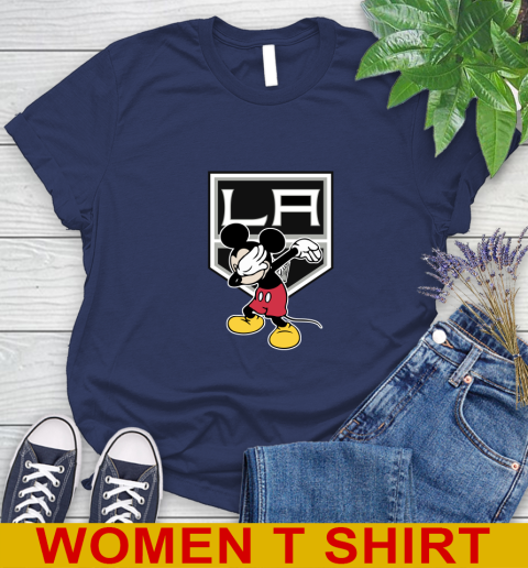 Los Angeles Kings NHL Hockey Dabbing Mickey Disney Sports Women's T-Shirt 13 Los Angeles Kings NHL Hockey Dabbing Mickey Disney Sports Women's T-Shirt - Image 13