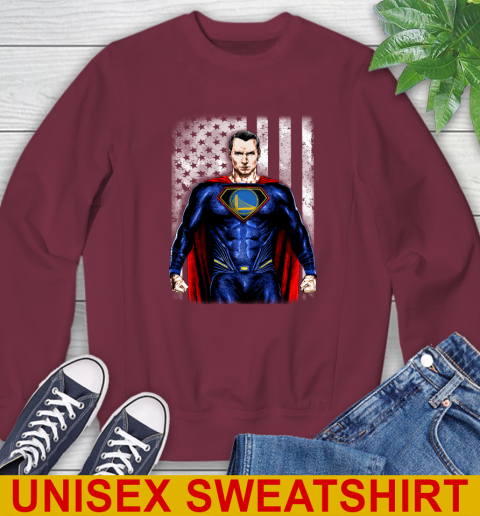 NBA Basketball Golden State Warriors Superman DC Shirt Sweatshirt 6