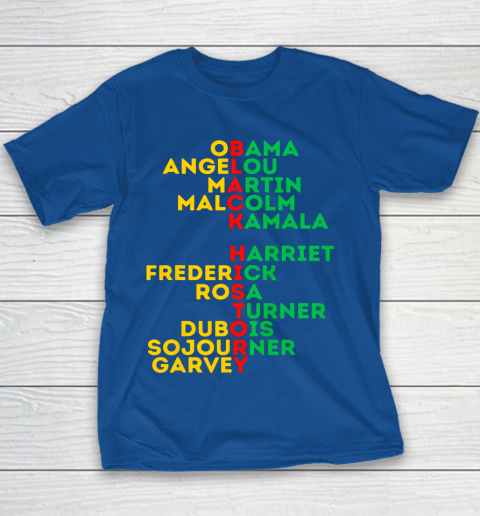 Black History Month Dream Like Leaders African American Love Youth T-Shirt 6