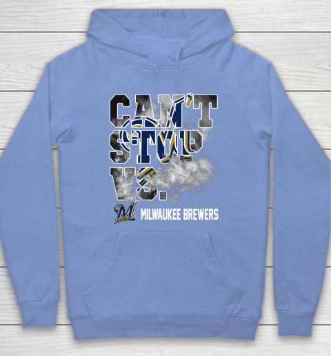 MLB Milwaukee Brewers Baseball Can't Stop Vs Brewers Hoodie 8