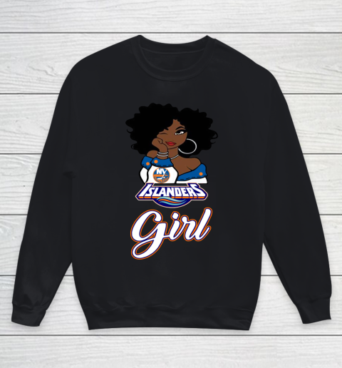 New York Islanders Girl NHL Youth Sweatshirt