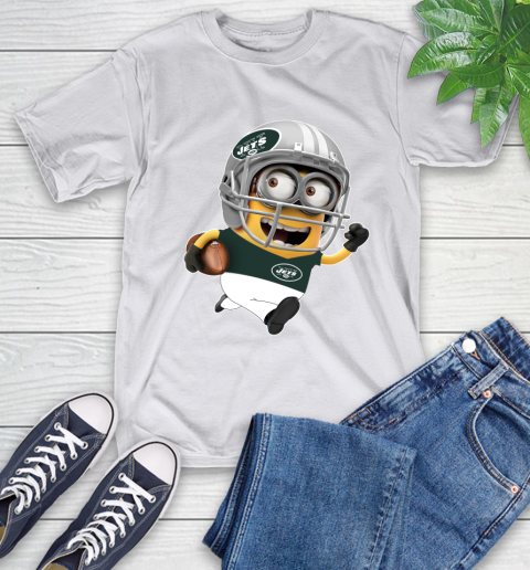 NFL New York Jets Minions Disney Football Sports T-Shirt 12