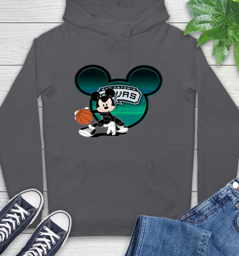 NBA San Antonio Spurs Mickey Mouse Disney Basketball Hoodie 7