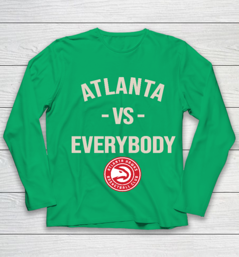 Atlanta Hawks Vs Everybody Youth Long Sleeve 4