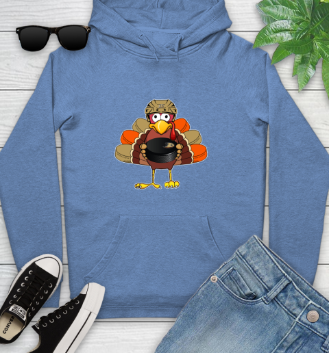 Anaheim Ducks Turkey Thanksgiving Day Youth Hoodie 12