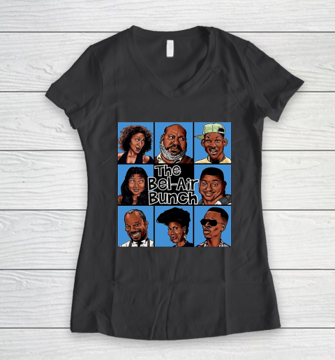 The Bel Air Bunch Fresh Prince Of Bel Air Women's V-Neck T-Shirt 6