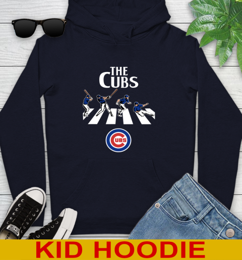 MLB Baseball Chicago Cubs The Beatles Rock Band Shirt Youth Hoodie 3