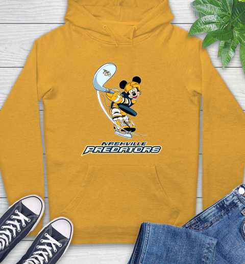 NHL Hockey Nashville Predators Cheerful Mickey Mouse Shirt Hoodie 3