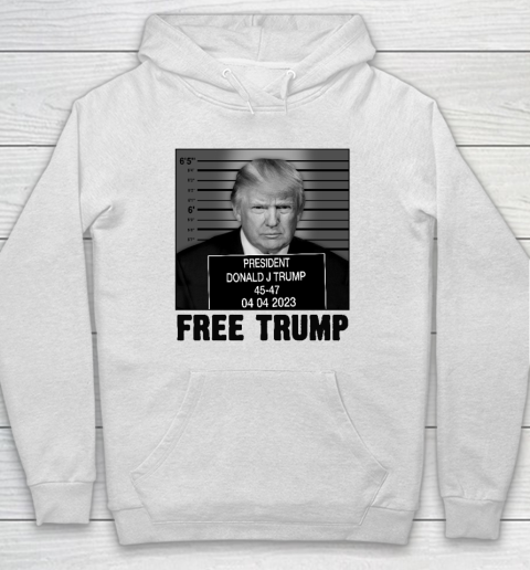 Free Trump Mugshot Hoodie
