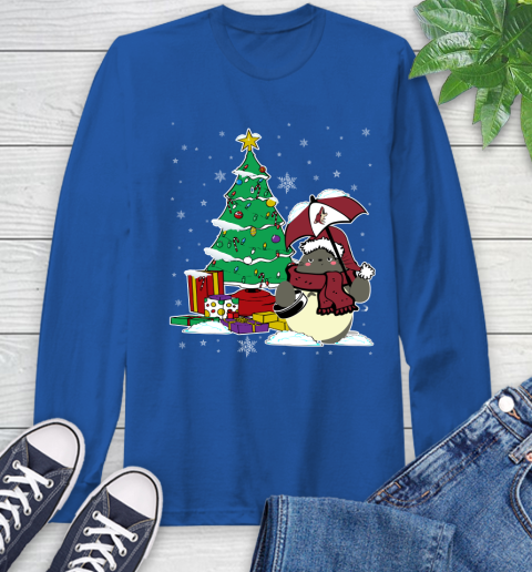 Arizona Coyotes NHL Hockey Cute Tonari No Totoro Christmas Sports Long Sleeve T-Shirt 10