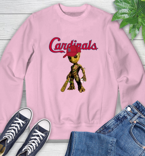 MLB St.Louis Cardinals Groot Guardians Of The Galaxy Baseball Sweatshirt 9