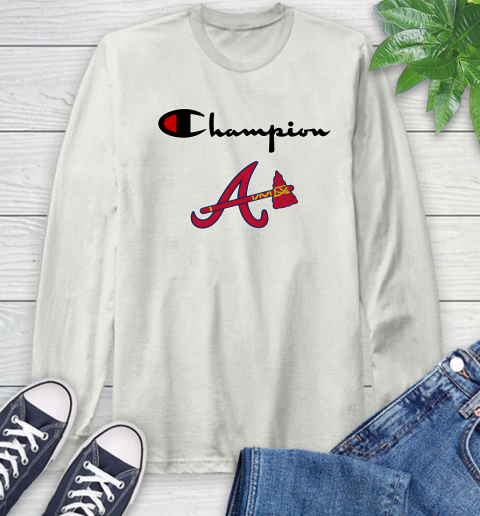 MLB Baseball Atlanta Braves Champion Shirt Long Sleeve T-Shirt 11