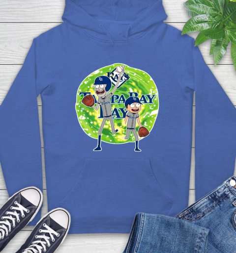 MLB Tampa Bay Rays Rick And Morty Baseball Sports Hoodie 9