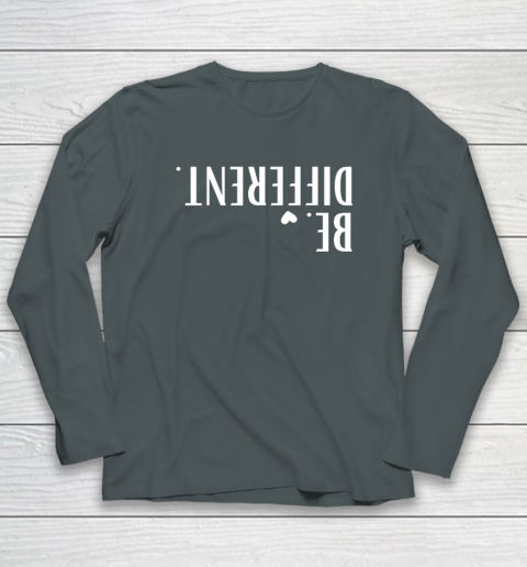 Funny Upside Down Be Different Long Sleeve T-Shirt 3