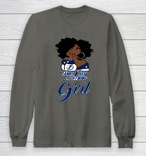 Tampa Bay Lightning Girl NHL Long Sleeve T-Shirt 8