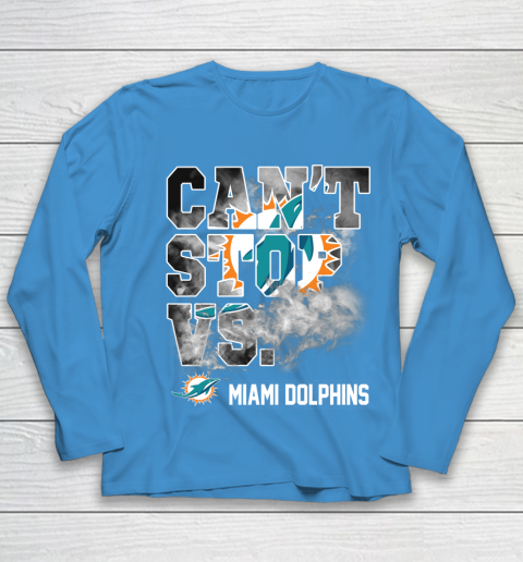 NFL Miami Dolphins Can't Stop Vs Youth Long Sleeve 5