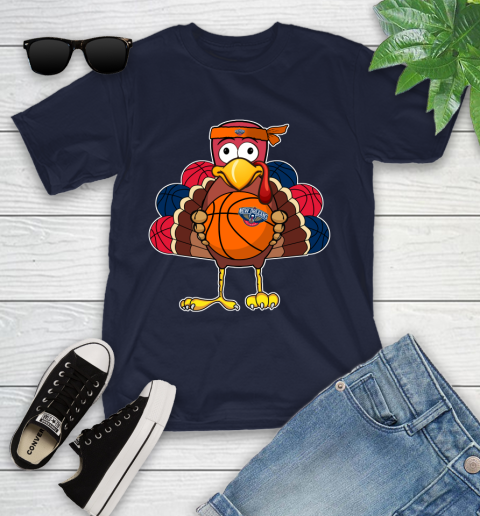 New Orleans Pelicans Turkey thanksgiving day Youth T-Shirt 3