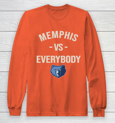 Memphis Grizzlies Vs Everybody Long Sleeve T-Shirt 3