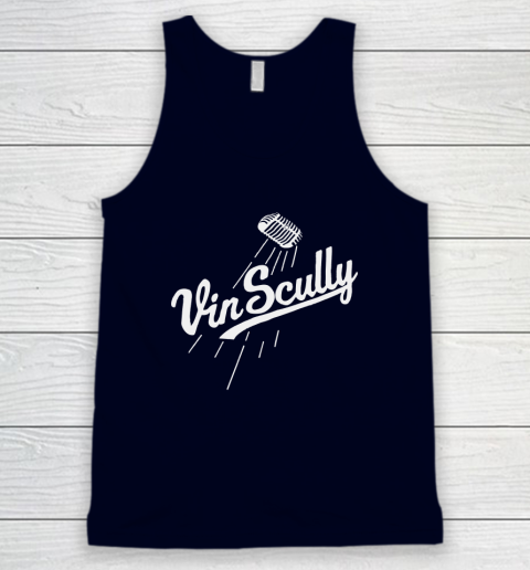 Vin Scully Microphone Tank Top 2