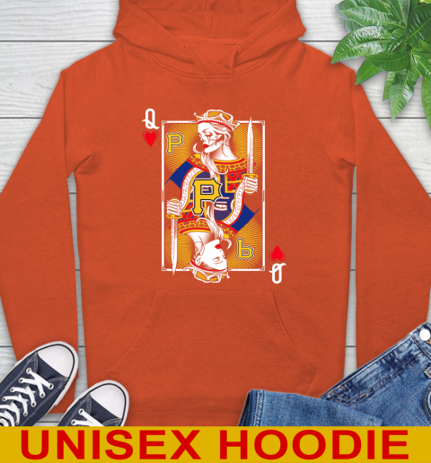 MLB Baseball Pittsburgh Pirates The Queen Of Hearts Card Shirt Hoodie 4