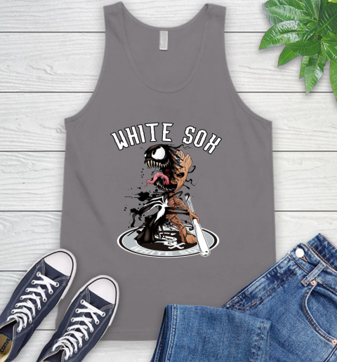 MLB Chicago White Sox Baseball Venom Groot Guardians Of The Galaxy Tank Top 7