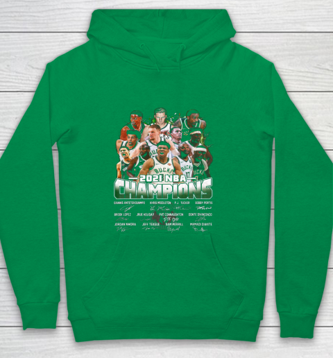 Milwaukee Bucks Championship shirt Milwaukee Basketball Bucks Finals 2021 Youth Hoodie 4