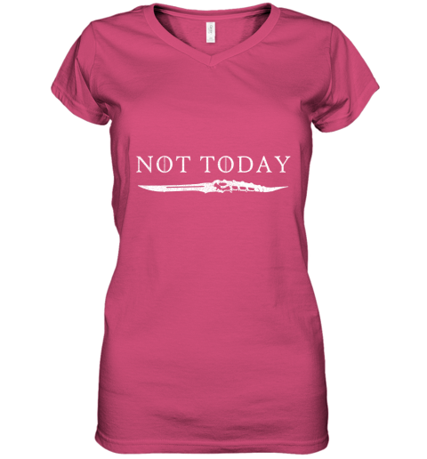 voyz not today death valyrian dagger game of thrones shirts women v neck t shirt 39 front heliconia