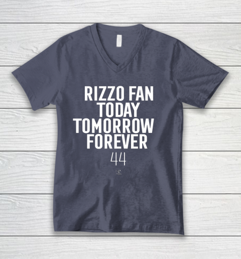 Anthony Rizzo Tshirt Fan Today Tomorrow Forever Gameday V-Neck T-Shirt 7