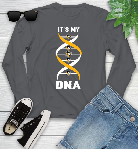 Pittsburgh Penguins NHL Hockey It's My DNA Sports Youth Long Sleeve 9