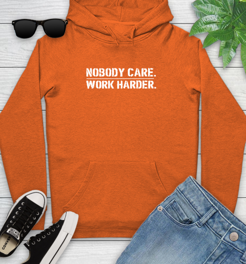 Lamar Jackson Nobody Cares Work Harder Youth Hoodie 4