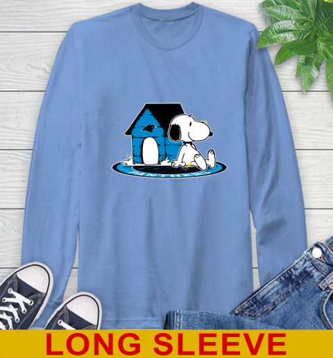 NFL Football Carolina Panthers Snoopy The Peanuts Movie Shirt Long Sleeve T-Shirt 11