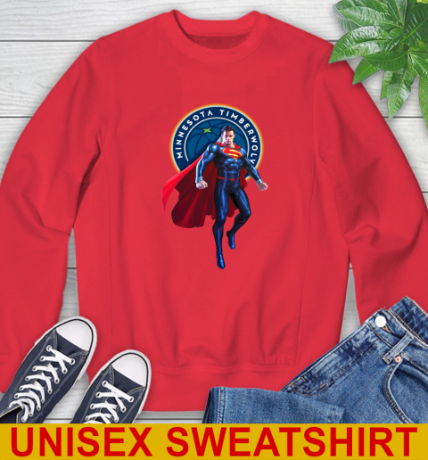 NBA Awesome Superman Basketball Sports Minnesota Timberwolves 34