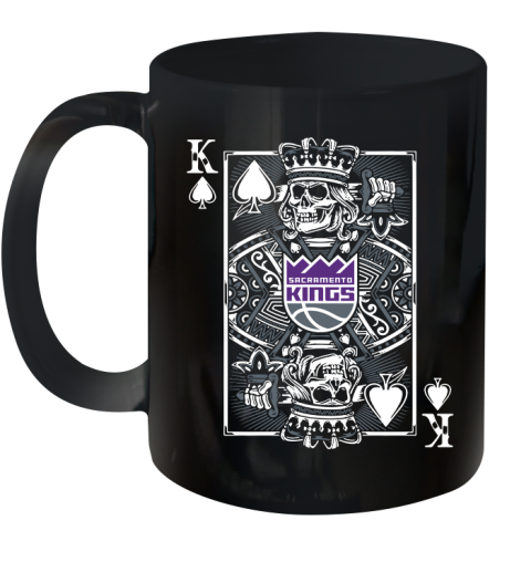 Sacramento Kings NBA Basketball The King Of Spades Death Cards Shirt Ceramic Mug 11oz