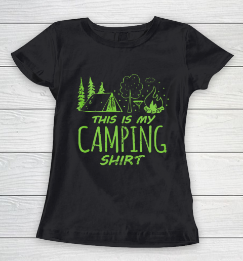 This Is My Camping Shirt T Shirt Camper Gift Women's T-Shirt