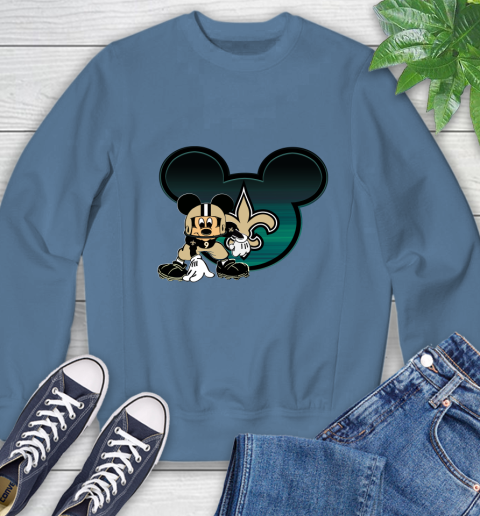 NFL New Orleans Saints Mickey Mouse Disney Football T Shirt Sweatshirt 7