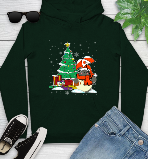 Cleveland Browns NFL Football Cute Tonari No Totoro Christmas Sports Youth Hoodie 14
