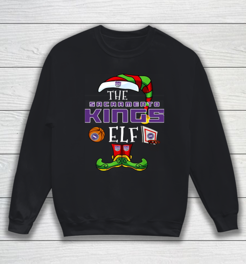 Sacramento Kings Christmas ELF Funny NBA Sweatshirt