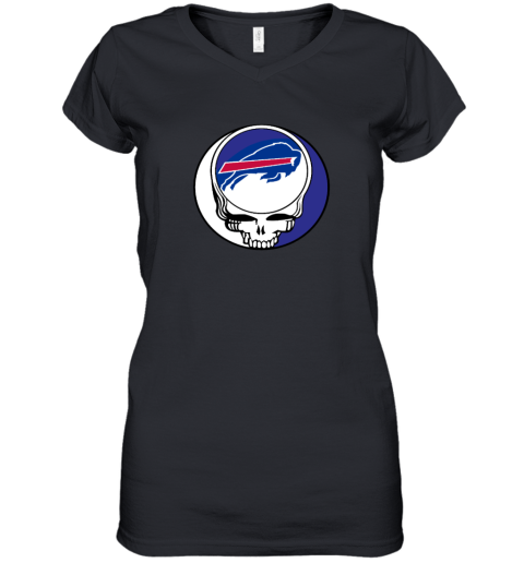 Buffalo Bills x Grateful Dead Women's V-Neck T-Shirt