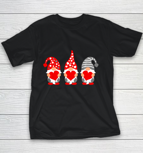 Gnomes Hearts Valentine Day Shirts For Couple Youth T-Shirt