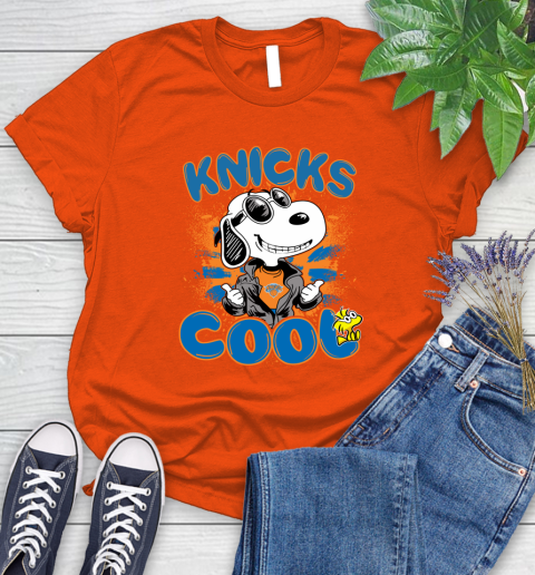 NBA Basketball New York Knicks Cool Snoopy Shirt Women's T-Shirt 3